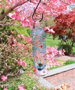 Happy Gardens Filigree Hummingbird Feeder, Sprinkles, 20 Oz. 11 Happy Gardens Filigree Hummingbird Feeder, Sprinkles, 20 Oz.