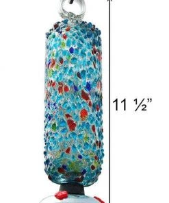 Happy Gardens Filigree Hummingbird Feeder, Sprinkles, 20 Oz. 12 Happy Gardens Filigree Hummingbird Feeder, Sprinkles, 20 Oz.