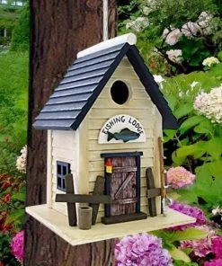 Happy Gardens Fishing Lodge Bird House