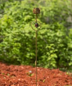 Happy Gardens Garden Stakes & Rain Gauges Flamed Rose Garden Stake