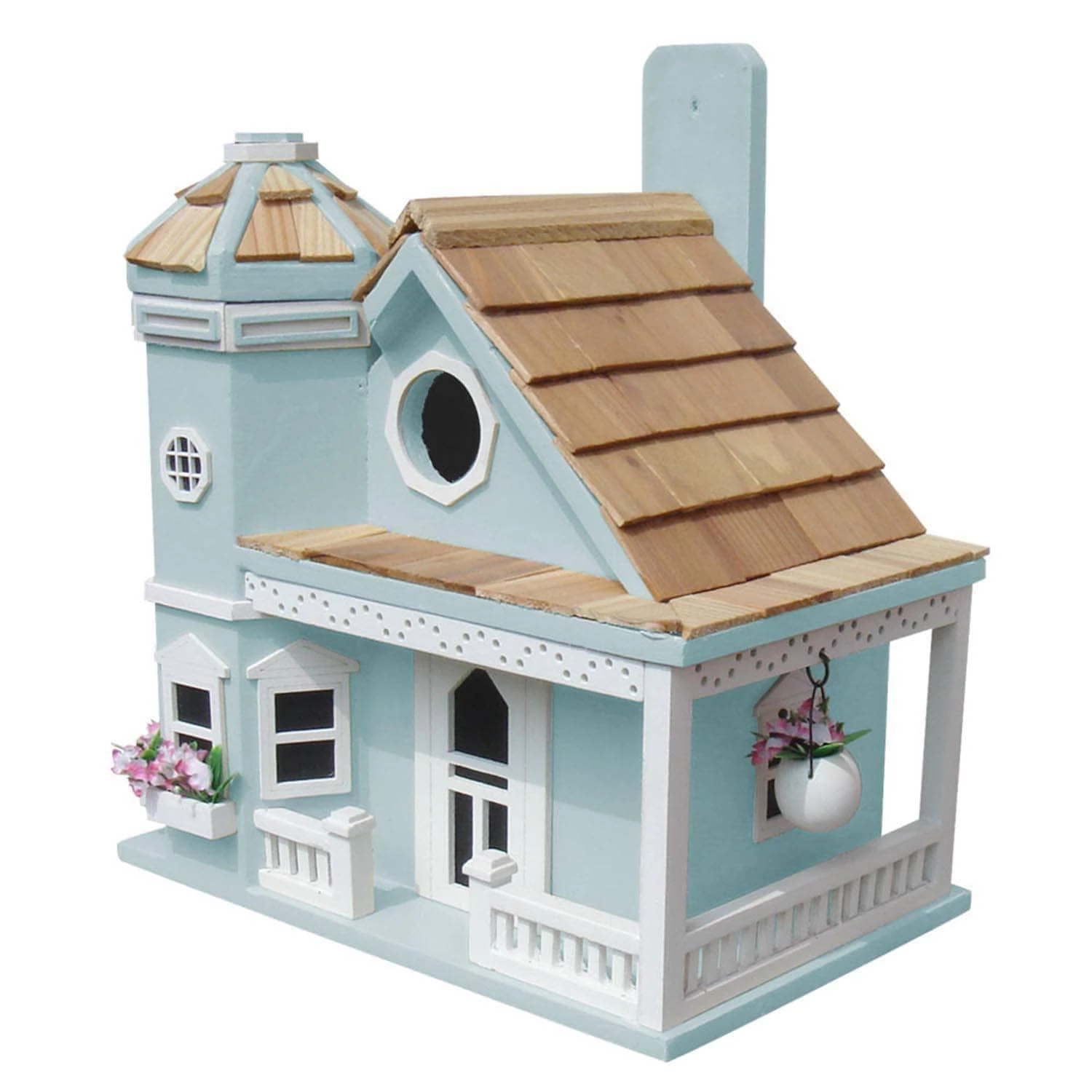 Happy Gardens Flower-Pot Cottage Birdhouse Birdhouses/Baths 4 Happy Gardens Flower-Pot Cottage Birdhouse Birdhouses/Baths