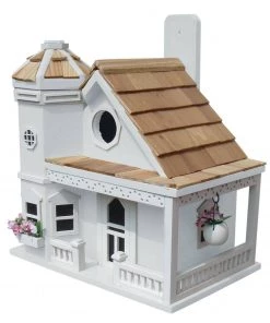 Happy Gardens Flower-Pot Cottage Birdhouse Birdhouses/Baths