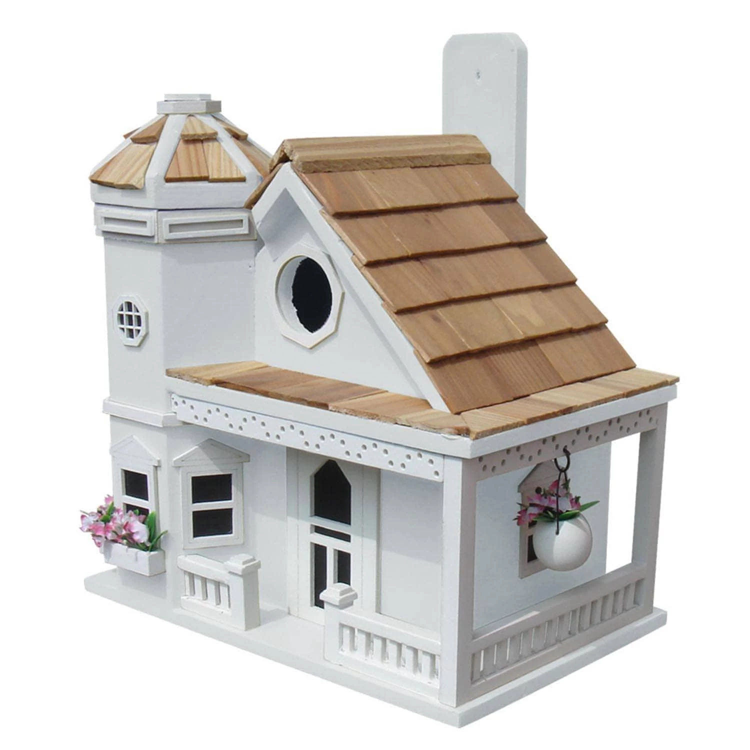 Happy Gardens Flower-Pot Cottage Birdhouse Birdhouses/Baths 4 Happy Gardens Flower-Pot Cottage Birdhouse Birdhouses/Baths