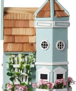 Happy Gardens Flower-Pot Cottage Birdhouse Birdhouses/Baths 13 Happy Gardens Flower-Pot Cottage Birdhouse Birdhouses/Baths