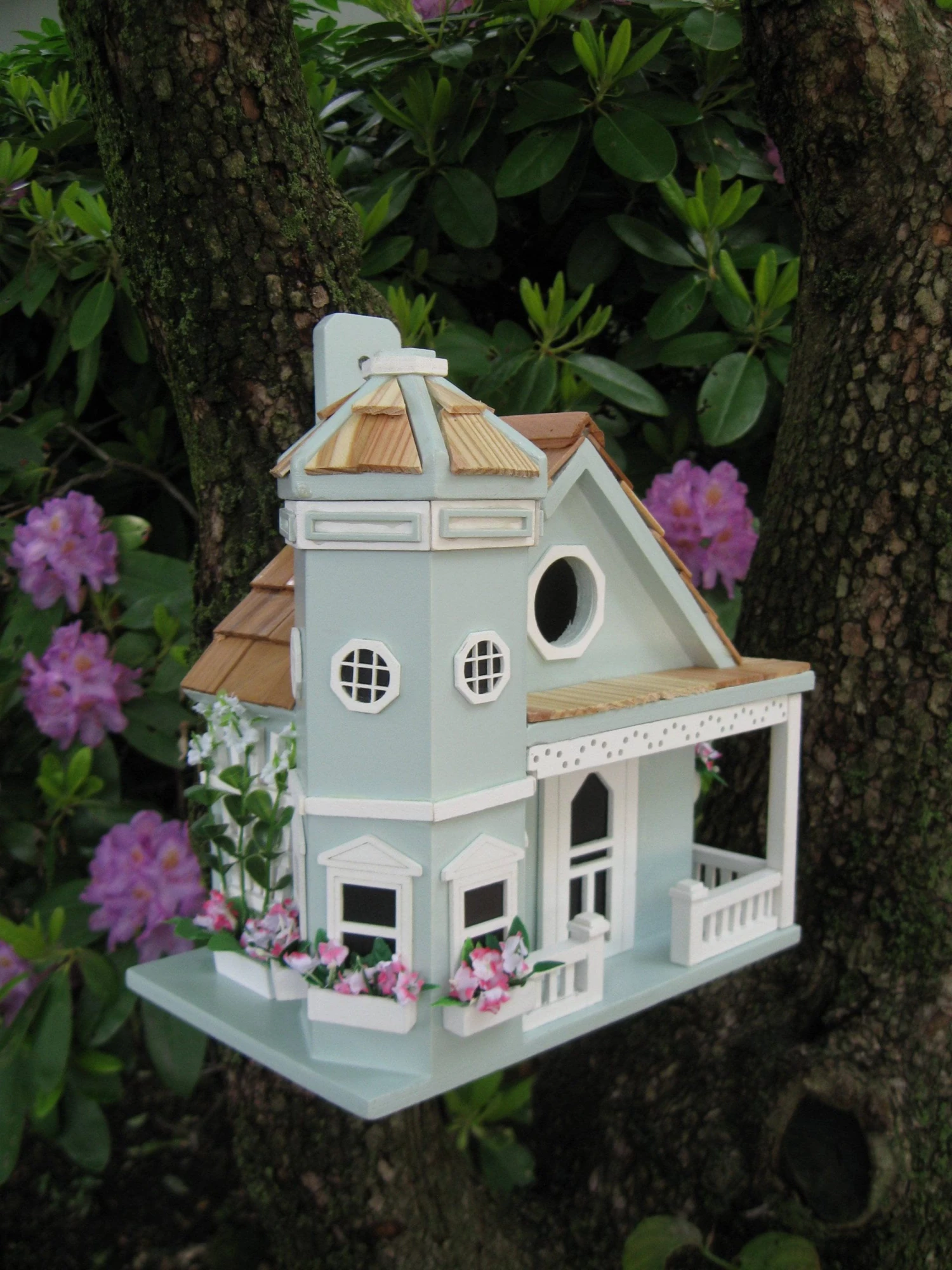 Happy Gardens Flower-Pot Cottage Birdhouse Birdhouses/Baths 3 Happy Gardens Flower-Pot Cottage Birdhouse Birdhouses/Baths