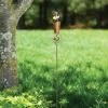 Happy Gardens Flower Pot Garden Stake Garden Stakes & Rain Gauges 2 Happy Gardens Flower Pot Garden Stake Garden Stakes & Rain Gauges