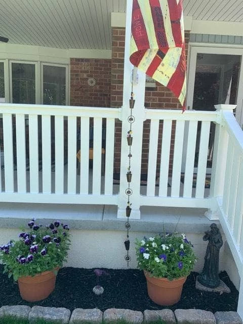 Happy Gardens Flower Pot Rain Chain Rain Chains 6 Happy Gardens Flower Pot Rain Chain Rain Chains