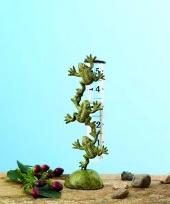 Happy Gardens Frog Rain Gauge