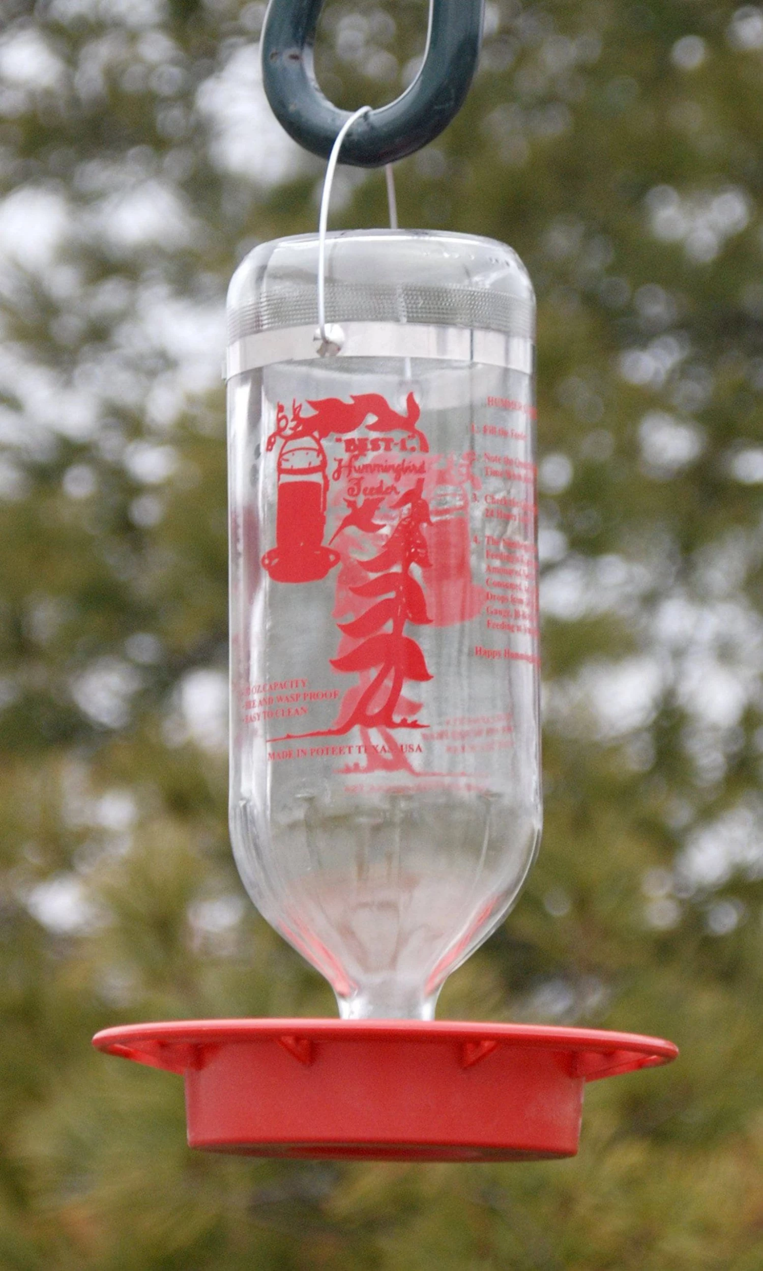 Happy Gardens Glass Hummingbird Feeder, 32 Oz. 3 Happy Gardens Glass Hummingbird Feeder, 32 Oz.