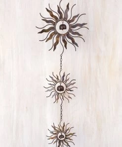 Happy Gardens Graduated Sun And Bell Trio Ornament Ornaments
