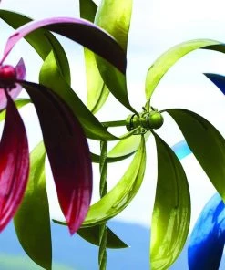 Happy Gardens Green Feather Wind Spinner, 22" Wind Spinners 10 Happy Gardens Green Feather Wind Spinner, 22