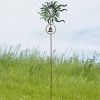Happy Gardens Garden Stakes & Rain Gauges Green Sun Face Garden Stake