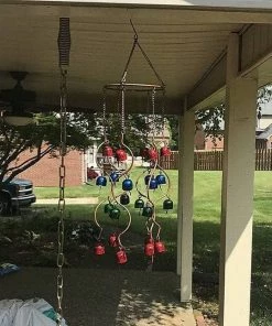 Happy Gardens Mobiles & Wind Chimes Hanging Bells Multicolor Mobile 7 Happy Gardens Mobiles & Wind Chimes Hanging Bells Multicolor Mobile