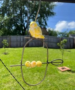 Happy Gardens Hanging Bird Fruit Spear Ornaments
