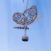 Happy Gardens Hanging Butterfly With Bell Ornament 1 Happy Gardens Hanging Butterfly With Bell Ornament