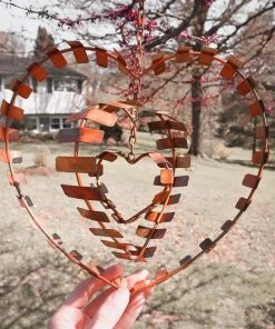 Happy Gardens Ornaments Hanging Concentric Heart Ornament