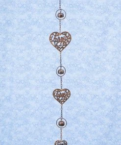 Happy Gardens Hanging Multi Sized Open Heart With Birds Ornament Ornaments