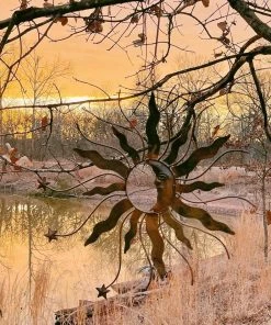 Happy Gardens Hanging Sun, Moon, And Stars Ornament Ornaments