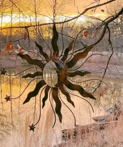 Happy Gardens Hanging Sun, Moon, And Stars Ornament Ornaments