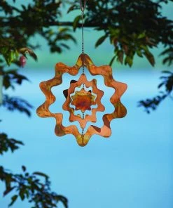 Happy Gardens Hanging Sunburst Triple Spinner