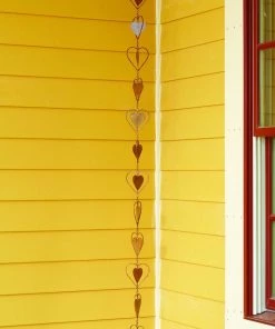 Happy Gardens Rain Chains Heart Rain Chain