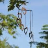 Happy Gardens Mobiles & Wind Chimes Heart Spiral Mobile