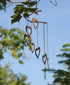 Happy Gardens Mobiles & Wind Chimes Heart Spiral Mobile