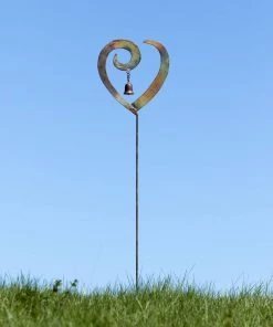 Happy Gardens Heart Swirl Garden Stake