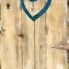 Happy Gardens Garden Stakes & Rain Gauges Heart Swirl Sapphire Garden Stake