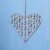 Happy Gardens Mobiles & Wind Chimes Heart With Dangles Ornament And Wind Chime 2 Happy Gardens Mobiles & Wind Chimes Heart With Dangles Ornament And Wind Chime