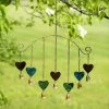 Happy Gardens Hearts Multicolor Wind Chime Mobiles & Wind Chimes
