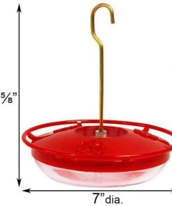 Happy Gardens High View HummZinger Mini Hummingbird Feeder, 8 Oz.