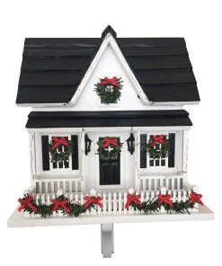 Happy Gardens Holiday Birdhouse W/Lights
