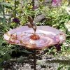 Happy Gardens Hummingbird Bird Bath And Stake Birdhouses/Baths