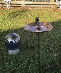 Happy Gardens Hummingbird Bird Bath And Stake Birdhouses/Baths