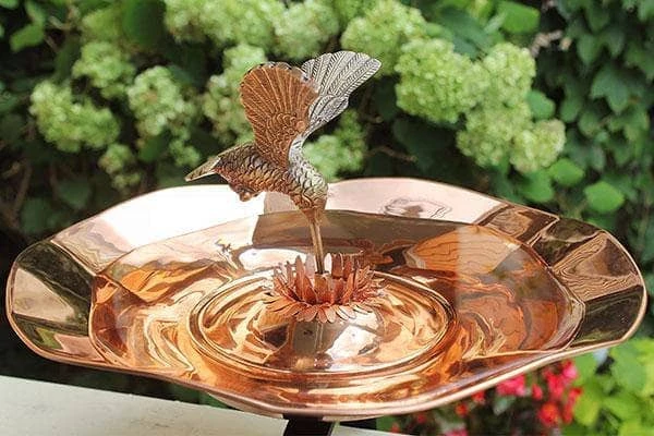 Happy Gardens Hummingbird Bird Bath And Stake Birdhouses/Baths 5 Happy Gardens Hummingbird Bird Bath And Stake Birdhouses/Baths