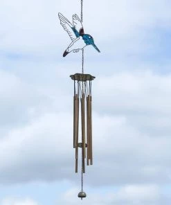 Happy Gardens Mobiles & Wind Chimes Hummingbird Multicolor Wind Chime