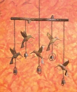 Happy Gardens Mobiles & Wind Chimes Hummingbird Wind Chime