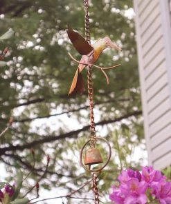 Happy Gardens Ornaments Hummingbirds And Bells Hanging Ornament