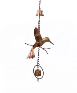 Happy Gardens Rain Chains Hummingbirds And Bells Rain Chain