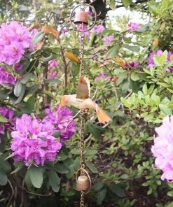 Happy Gardens Rain Chains Hummingbirds And Bells Rain Chain