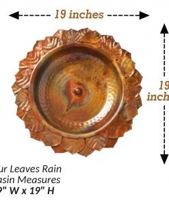 Happy Gardens Leaf Rain Chain Receptacle