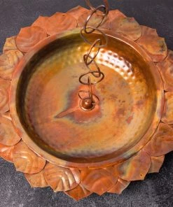 Happy Gardens Leaf Rain Chain Receptacle