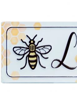 Happy Gardens Let It Bee Embossed Metal Sign Garden Signs 14 Happy Gardens Let It Bee Embossed Metal Sign Garden Signs