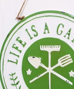 Happy Gardens Garden Signs "Life Is A Garden" Metal Sign