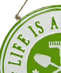 Happy Gardens Garden Signs "Life Is A Garden" Metal Sign 12 Happy Gardens Garden Signs