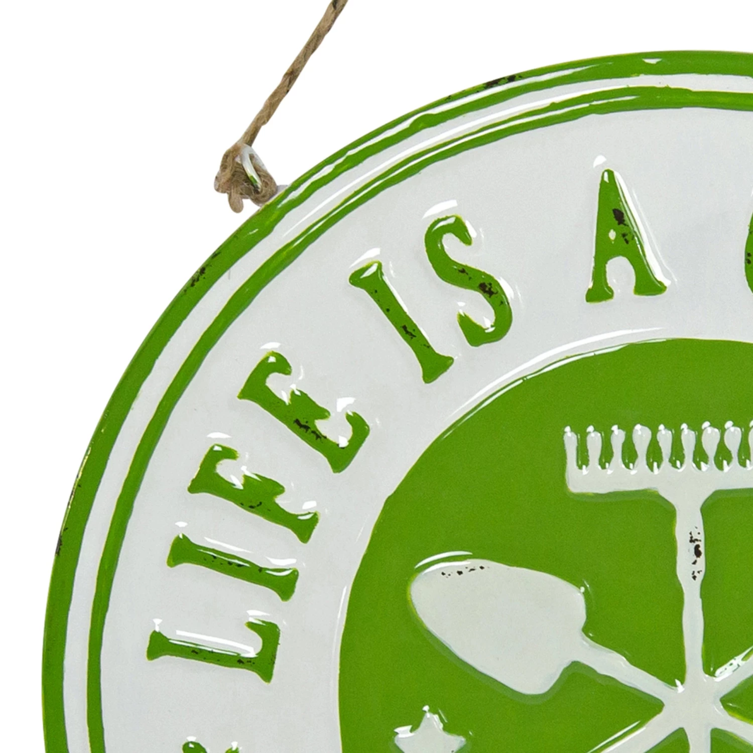 Happy Gardens Garden Signs "Life Is A Garden" Metal Sign 5 Happy Gardens Garden Signs "Life Is A Garden" Metal Sign