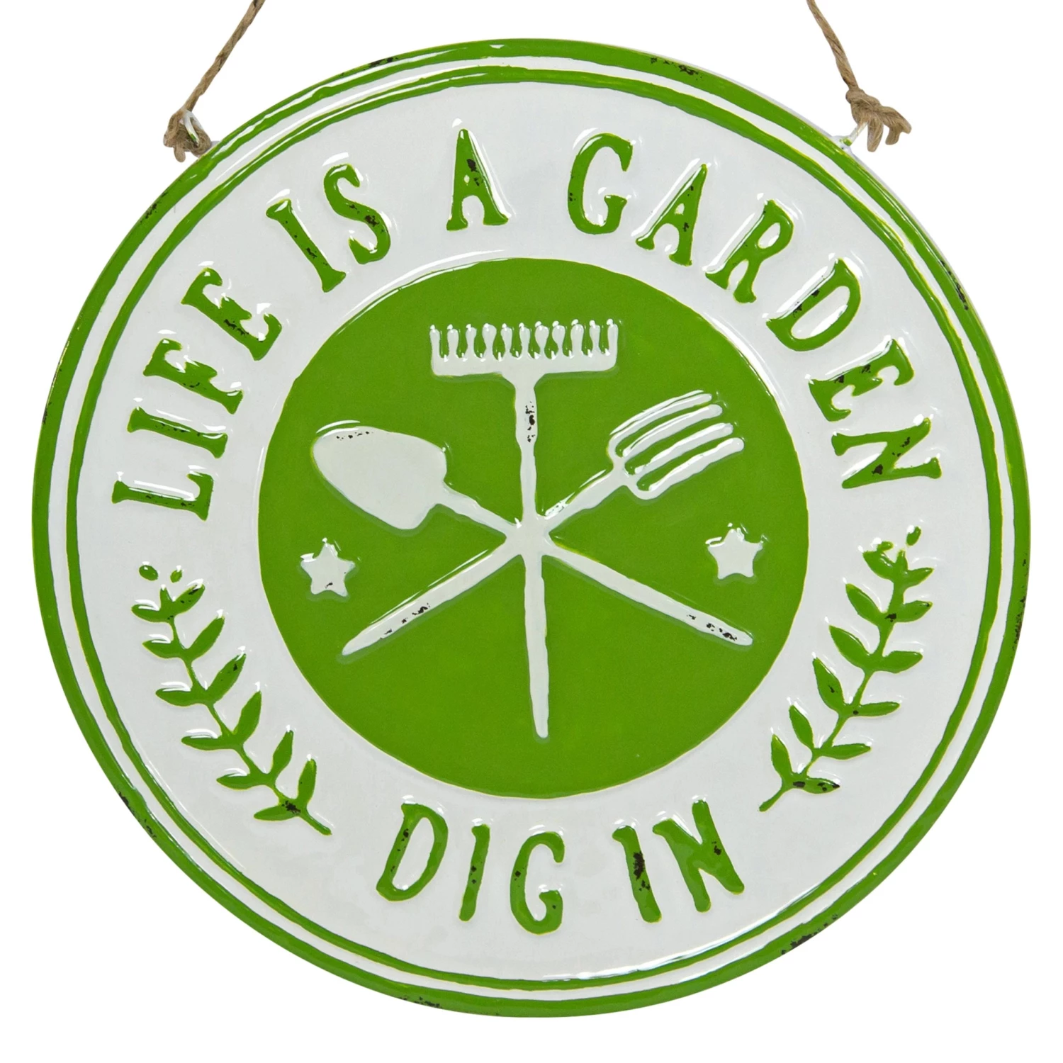 Happy Gardens Garden Signs "Life Is A Garden" Metal Sign 8 Happy Gardens Garden Signs "Life Is A Garden" Metal Sign