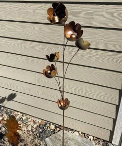 Happy Gardens Garden Stakes & Rain Gauges Lily Cup Chimes Garden Stake