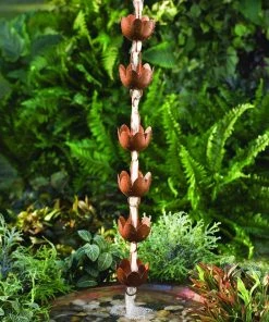 Happy Gardens Lily Cup Rain Chain Rain Chains